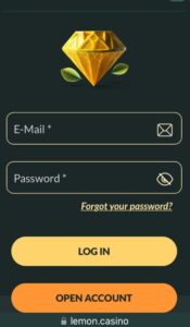 Lemon Casino Registration