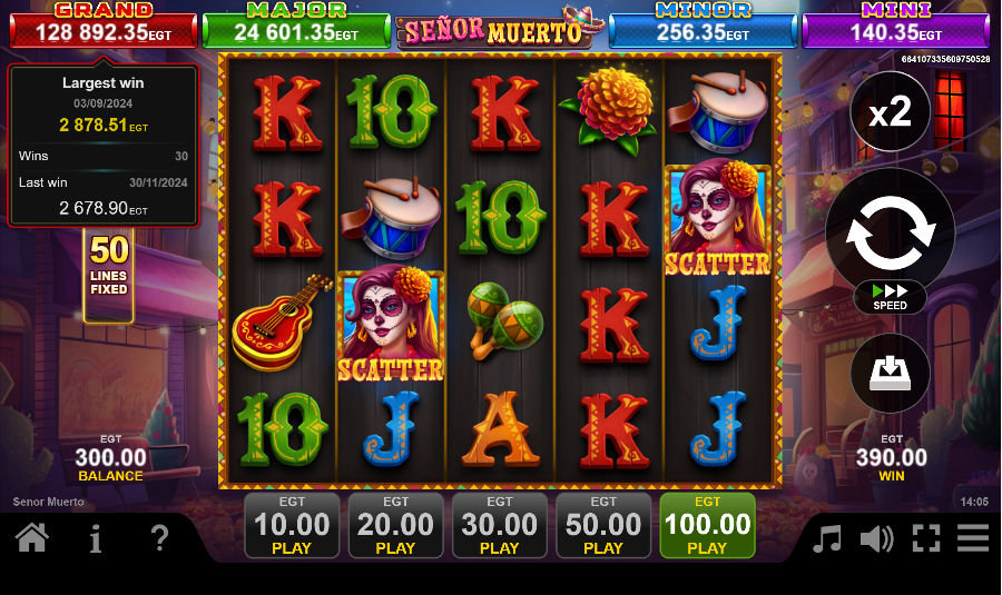 Free Demo slot Senor Muerto